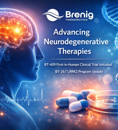 Brenig Therapeutics Announces Initiation of First-in-Human Study of BT-409, a Brain-Selective NLRP3 Inhibitor, and Provides Update on BT-267, its LRRK2 Program